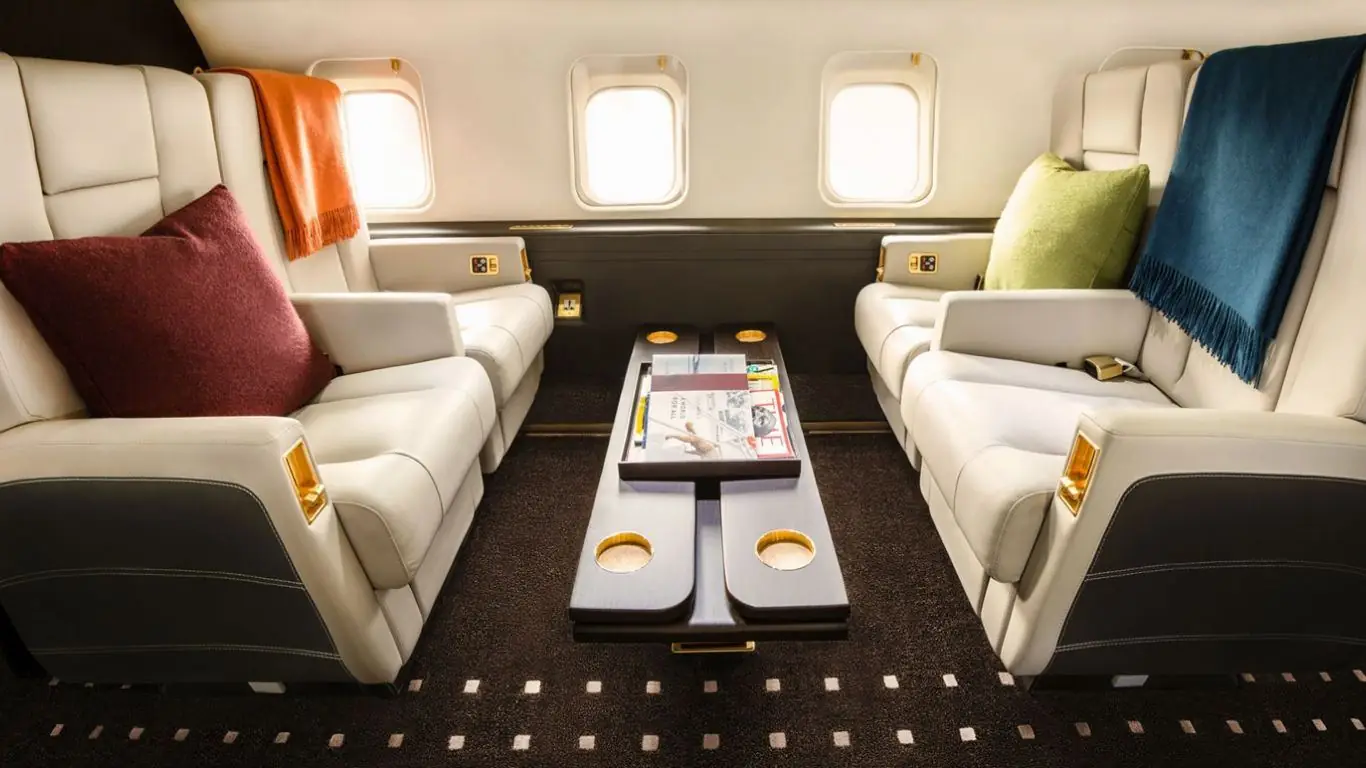 Cabine de jet privé